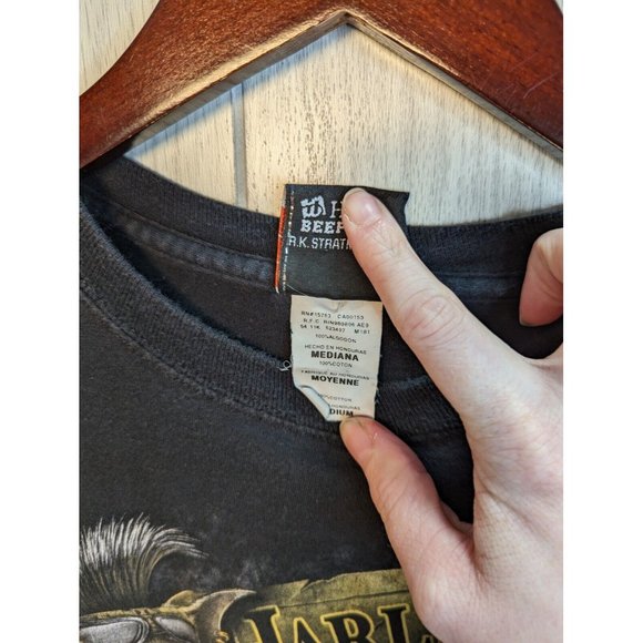 Harley Davidson Shirt Springfield Ohio Earl Medium M Hog Front/Back Graphics - Picture 6 of 8